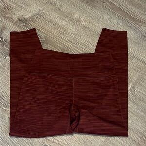 Athleta Women's Leggings - Burgundy